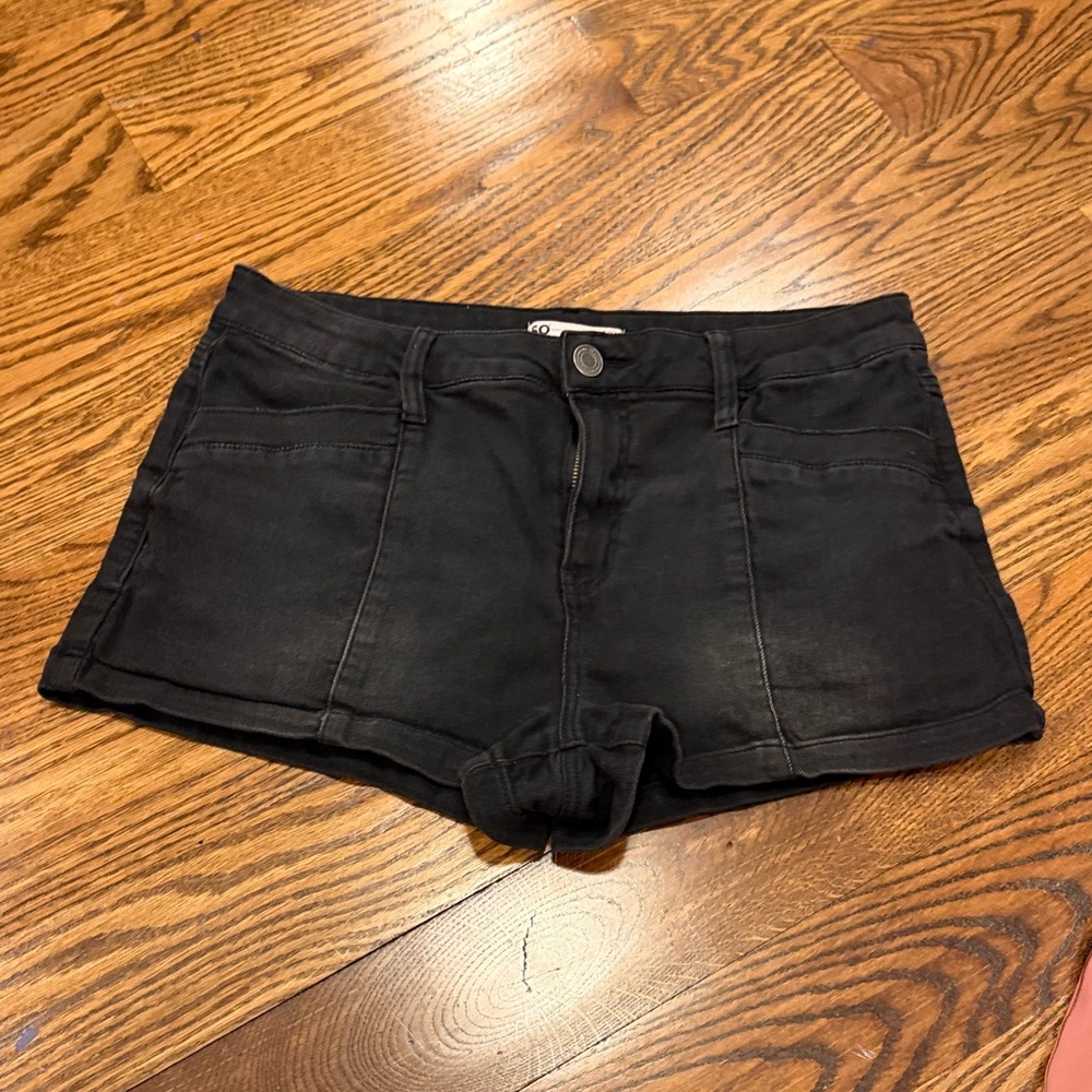 SO Black Jean Shorts for Women